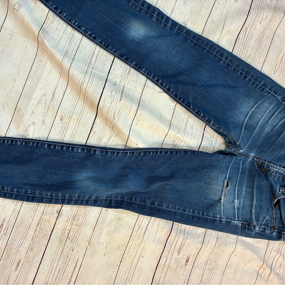 J. Crew Toothpick Denim‎ in Classic Blue - Picture 8 of 14